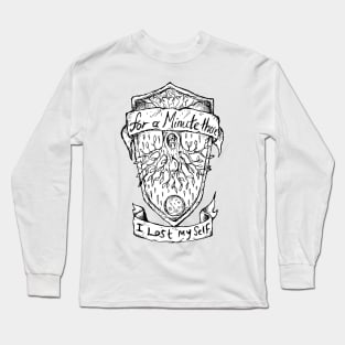 For a minute there I lost myself - Karma Police Illustrated Lyrics Long Sleeve T-Shirt